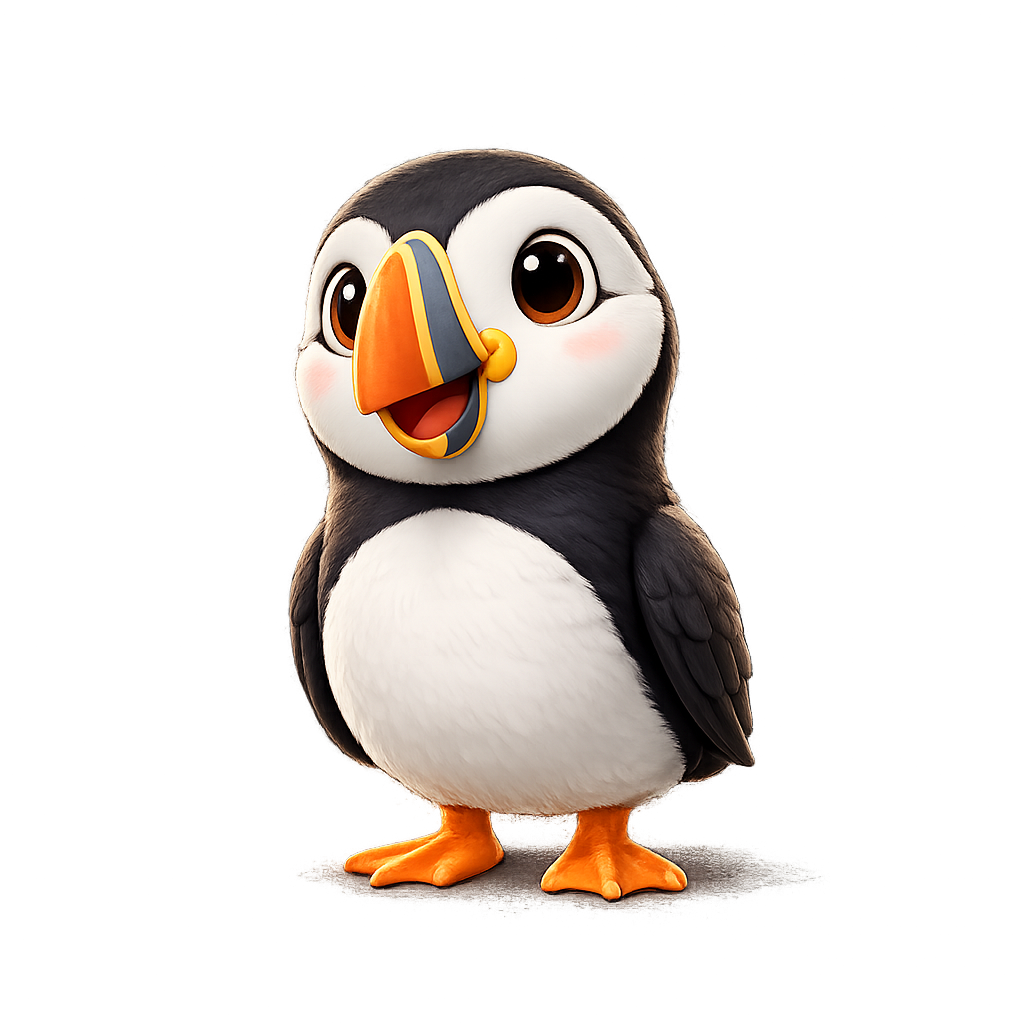 Puffin Mascot